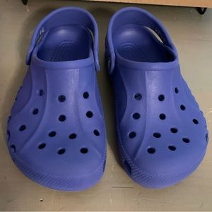 Crocs Kids Clogs Baby size 1 -3 Blue Slip-on Shoes
